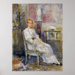 Morisot - Alice Gamby im Wohnzimmer 1890 Poster