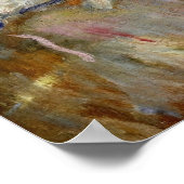 Morisot - Anemones-Rose Poster (Ecke)