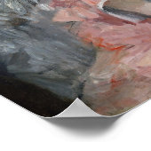 Morisot - Das rosa Kleid 1870 Poster (Ecke)