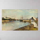 Morisot - Der Hafen von Lorient 1869 Poster (Vorne)
