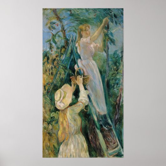Morisot - Der Kirschbaum 1891 Poster (Vorne)