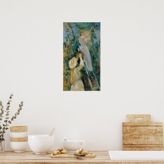 Morisot - Der Kirschbaum 1891 Poster (Küche)