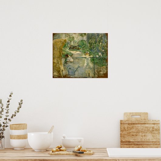 Morisot - Der Korbsaal 1885 Poster (Küche)