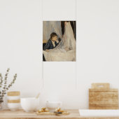Morisot - Die Wiege 1872 Poster (Küche)