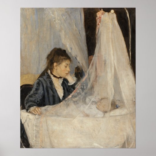 Morisot - Die Wiege 1872 Poster (Vorne)