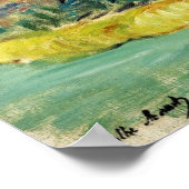 Morisot - Fontainebleau Park 1893 Poster (Ecke)