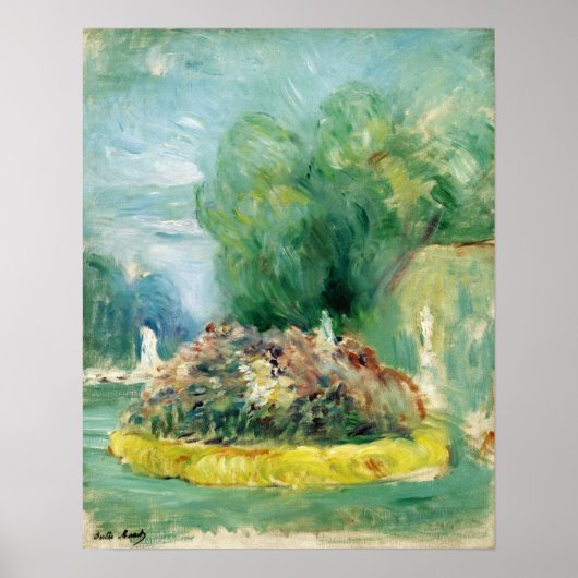 Morisot - Fontainebleau Park 1893 Poster (Vorne)