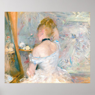 Morisot Frau in ihrer Toilette Französisch Impress Poster