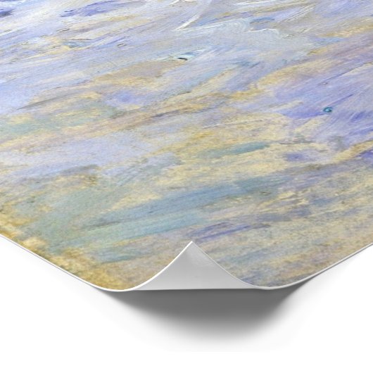 Morisot - Hafen von Nizza Poster (Ecke)