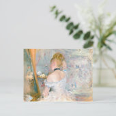 Morisot Hübsche französische Impressionistin Maler Postkarte (Stehend Vorderseite)