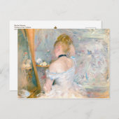 Morisot Hübsche französische Impressionistin Maler Postkarte (Vorne/Hinten)