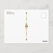 Morisot Hübsche französische Impressionistin Maler Postkarte (Rückseite)