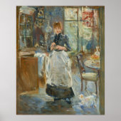 Morisot - Im Speisesaal 1886 Poster (Vorne)
