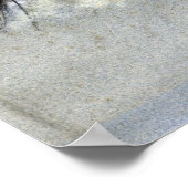 Morisot - Jeanne Pontillon in La Capeline 1884 Poster (Ecke)