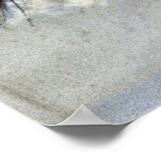 Morisot - Jeanne Pontillon in La Capeline 1884 Poster (Ecke)