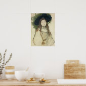 Morisot - Julie Manet mit Freiheitshut Poster (Küche)