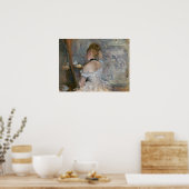 Morisot - Junge Frau auf ihrer Toilette 1880 Poster (Küche)