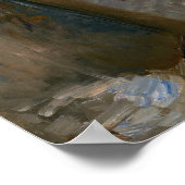 Morisot - Junge Frau auf ihrer Toilette 1880 Poster (Ecke)