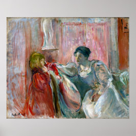 Morisot - Junge Frau und Kind Poster