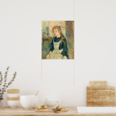 Morisot - Junge Mädchen mit Schürze Poster (Küche)