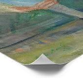 Morisot - Junge Mädchen vor dem Fenster 1892 Poster (Ecke)