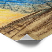 Morisot - Kleines Mädchen in einem blauen Kleid 18 Poster (Ecke)