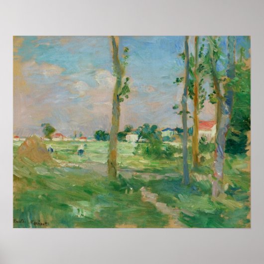 Morisot - Landschaft von La Creuse 1882 Poster (Vorne)