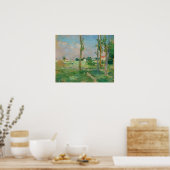 Morisot - Landschaft von La Creuse 1882 Poster (Küche)
