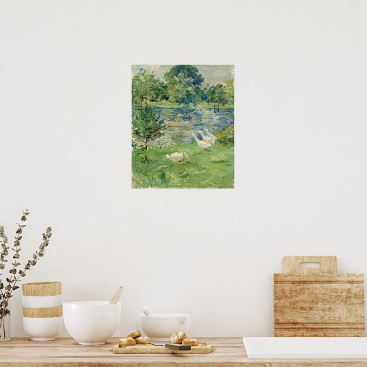 Morisot - Mädchen im Boot 1889 Poster (Küche)