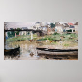Morisot - Seine-Boote 1880 Poster (Vorne)