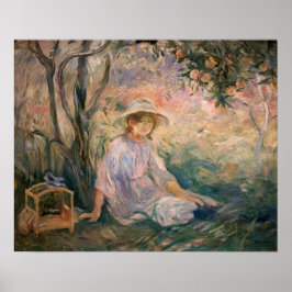 Morisot - Unter dem Orangenen Baum 1889 Poster