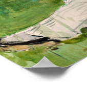 Morisot - Waldrand (Edma und Jeanne) 1872 Poster (Ecke)