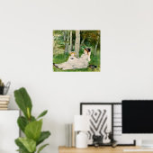 Morisot - Waldrand (Edma und Jeanne) 1872 Poster (Heimbüro)