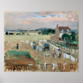 Morisot - Wäscherei 1875 Poster (Vorne)