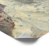 Morisot - Zwei Schwestern auf einer Couch 1869 Poster (Ecke)