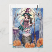 Morissa - Hexenkarte Postkarte (Vorne/Hinten)