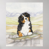 Moritz auf den Felsen Poster (Vorne)