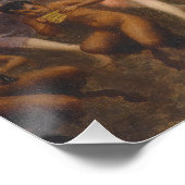 Moritz Stifter Fest der Faune und Nymphen Glossy Poster (Ecke)