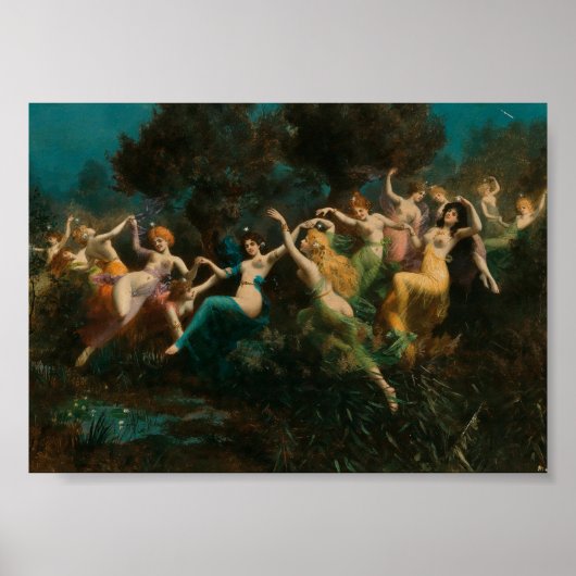 Moritz Stifter Nymphen Poster (Vorne)
