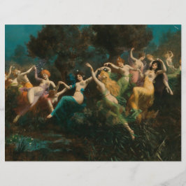 Moritz Stifter Nymphen Scrapbook Paper