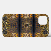 Morjianae Baroque Style Monogram Case-Mate iPhone Hülle (Rückseite (Horizontal))