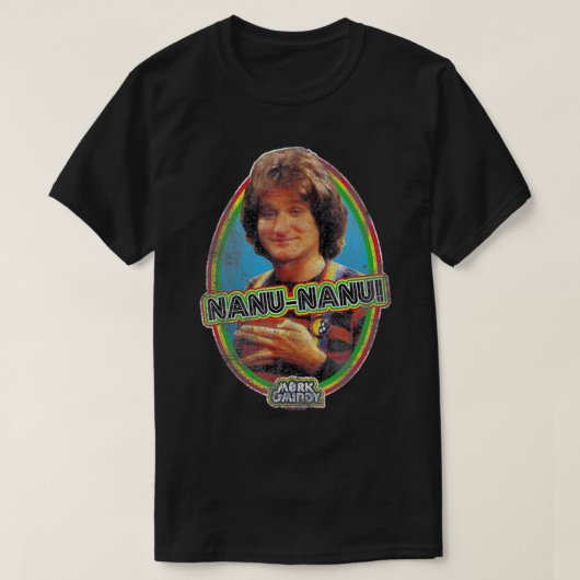 Mork & Mindy Nanu Nanu T-Shirt (Design vorne)