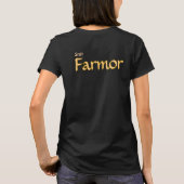 Mörk tröja för nybliven farmor T-Shirt (Rückseite)