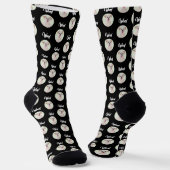 Morkie Black Socks Rundbild Socken (Gewinkelt)