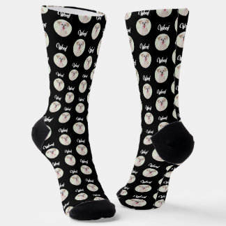 Morkie Black Socks Rundbild Socken