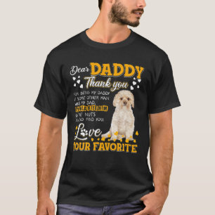 Morkie Dear Daddy Danke, dass du mein Vater bist T-Shirt