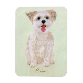 Morkie Dog Flexible Magnet