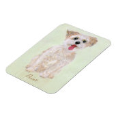 Morkie Dog Flexible Magnet (Linke Seite)