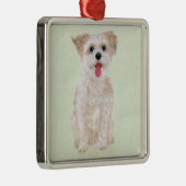 Morkie Dog Ornament (Rechts)