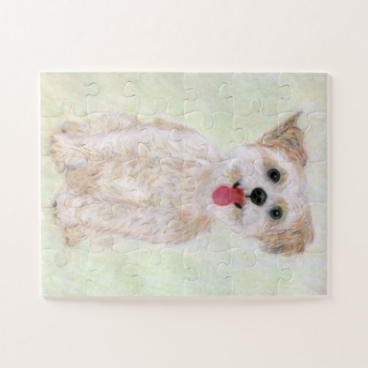 Morkie Dog Oversized Puzzle (Horizontal)